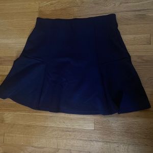 Pelted mini skirt